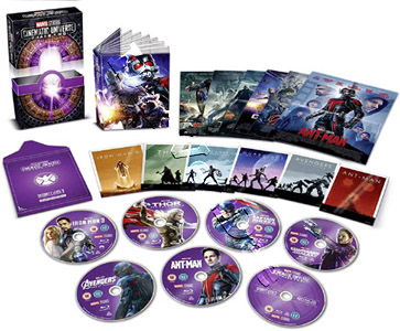 Marvel Studios Collectors Edition Box Set - Phase 2 N | Iron Man Three / Thor: The Dark World / Captain America: The Winter Soldier / Guardians of the Galaxy / Avengers: Age of Ultron / Ant-Man  |   Blu-Ray